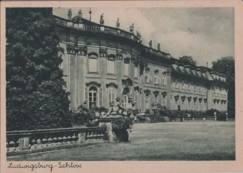 Ludwigsburg - das Schloß - ca. 1950