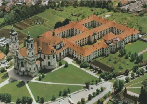Ottobeuren Benediktinerabtei Luftbild - ca. 1975