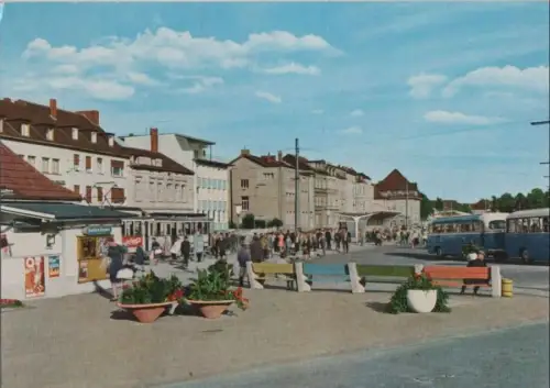 Siegburg - Wilhelmstraße mit Bus-Bahnhof
