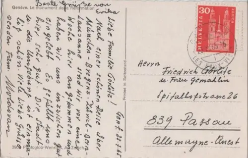 Schweiz - Genf / Genève - Schweiz - Monument de la Reformation