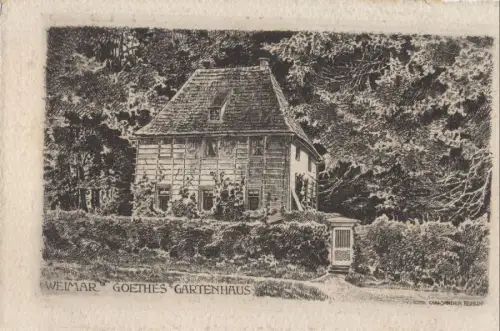 Weimar - Goethes Gartenhaus