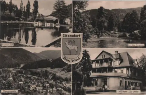 Sitzendorf - u.a. Gesamtansicht - 1959