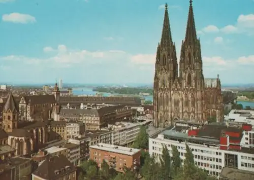 Köln - Stadtansicht mit Dom - ca. 1975