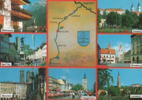 Isar von Mittenwald bis Deggendorf - ca. 1995