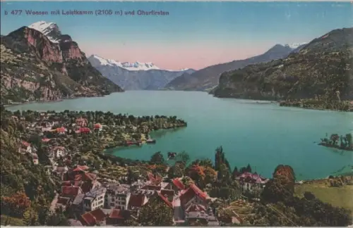 Schweiz - Schweiz - Weesen - mit Leistkamm - ca. 1920