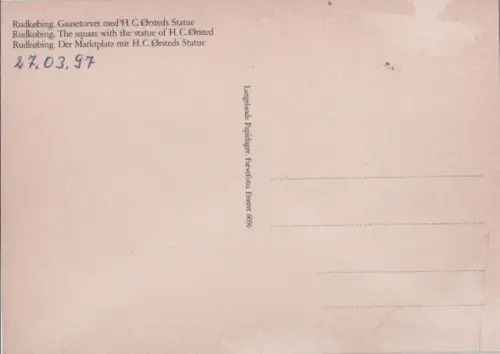 Dänemark - Rudkobing - Dänemark - Marktplatz