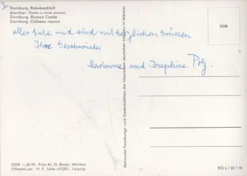 Dornburg - Rokokoschloss