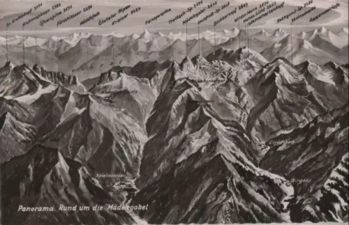 Mädelegabel - Panorama - ca. 1960
