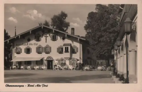 Oberammergau - Hotel Alte Post - ca. 1955