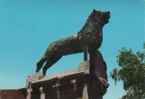 Braunschweig - Burglöwe auf dem Burgplatz - ca. 1980
