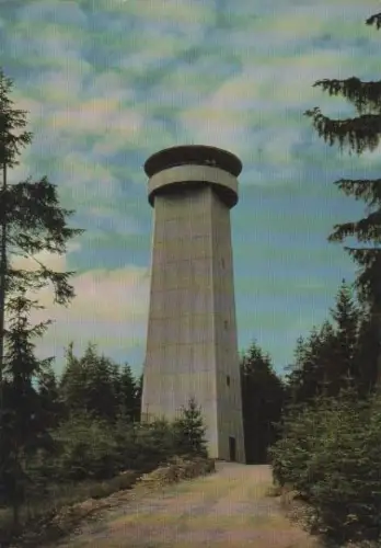 Ludwigsstadt - Lauenstein - Aussichtsturm Thüringer Warte - ca. 1975