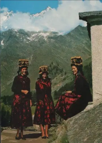 Schweiz - Schweiz - Saas-Fee - Festtagstracht - ca. 1980