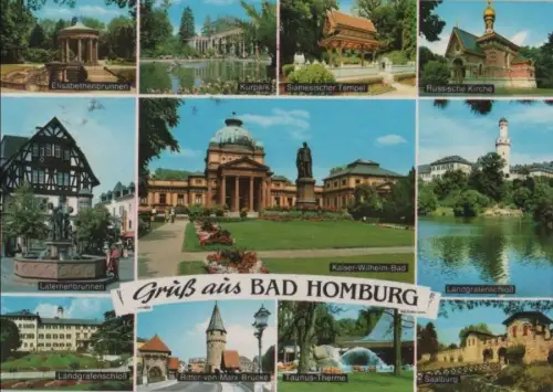 Bad Homburg - u.a. Kaiser-Wilhelm-Bad - 1989