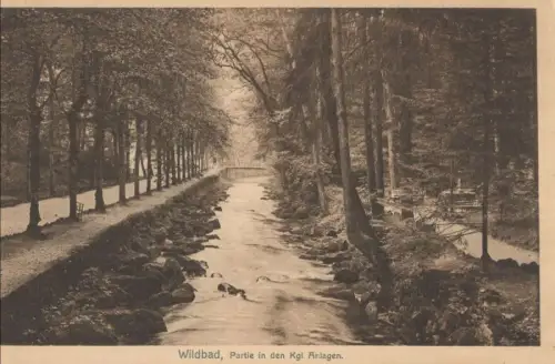 Bad Wildbad - Partie in dem Kgl. Anlagen