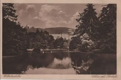 Kassel-Wilhelmshöhe - Schloss mit Herkules - ca. 1935