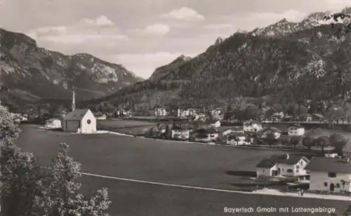 Bayerisch Gmain - mit Lattengebirge - 1963