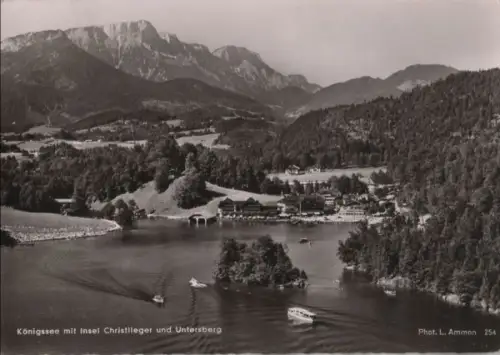 Königssee - mit Insel Christlieger - 1962