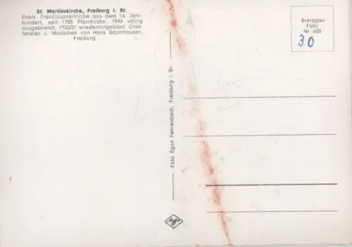 Freiburg - St. Martinskirche