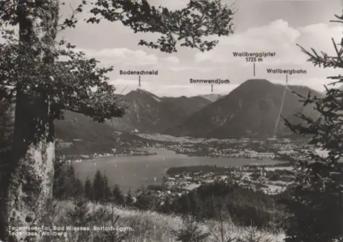 Tegernsee mit Wiessee u. Rottach-Egern - ca. 1965