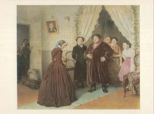 Guinea - Gemälde - Frau und Mann