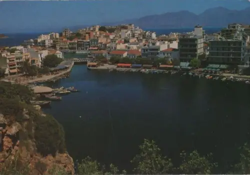 Griechenland - Griechenland - Agios Nikolaos - Teilansicht - 1988