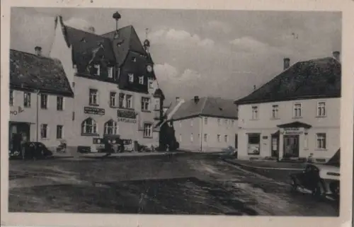 Bad Klosterlausnitz - Markt mit Rathaus - 1953