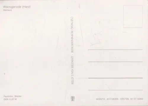 Wernigerode - Rathaus