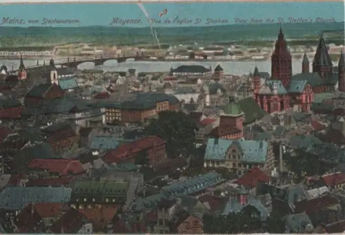 Mainz - vom Stephansturm - ca. 1920