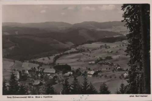 Lenzkirch-Saig - Blick v. Hochfirst - 1951