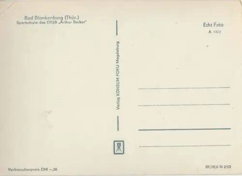 Bad Blankenburg - Sportschule