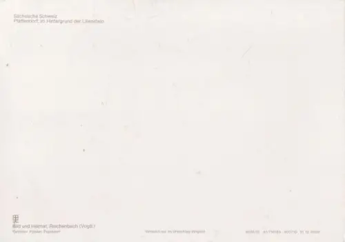 Sächsische Schweiz - Pfaffendiorf