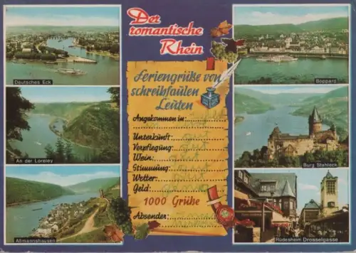 Rhein - u.a. Boppard - ca. 1975