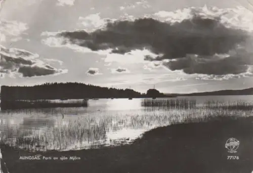 Schweden - Schweden - Alingsas - Parti av sjön Mjörn - ca. 1965