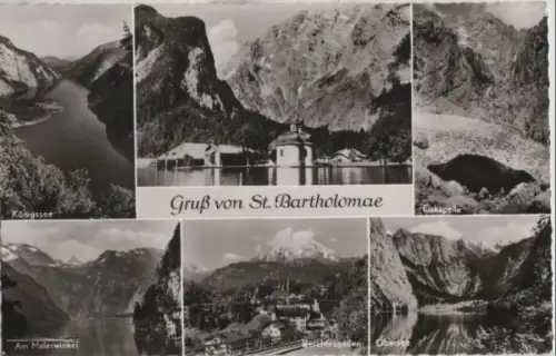 Schönau - St. Bartholomä - 6 Teilbilder - 1967