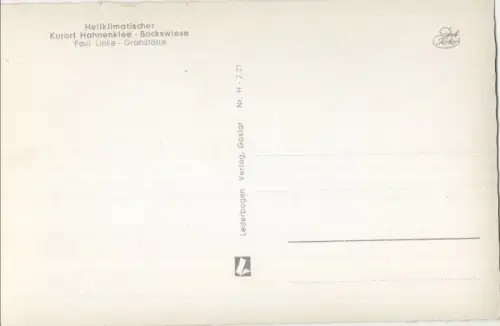 Bockswiese - Grab Paul Linke