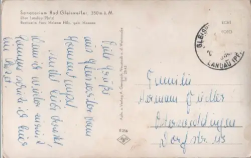 Landau - Sanatorium Gleisweiler