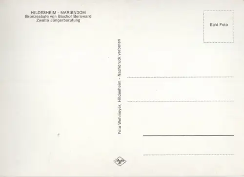 Hildesheim - Mariendom, Bronzesäule