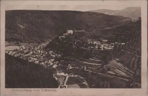 Schwarzburg - vom Trippstein - ca. 1935