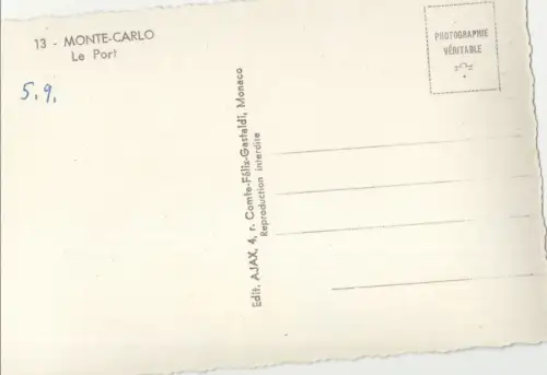Monaco - Monte Carlo - Monaco - Le Port