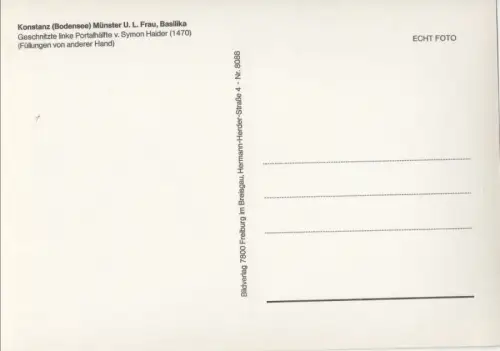 Konstanz - Basilika, Portal
