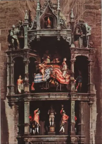 München - Glockenspiel am Rathaus - ca. 1980