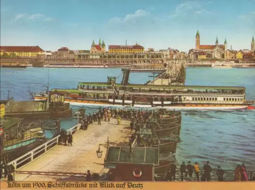 Köln - Schiffbrücke