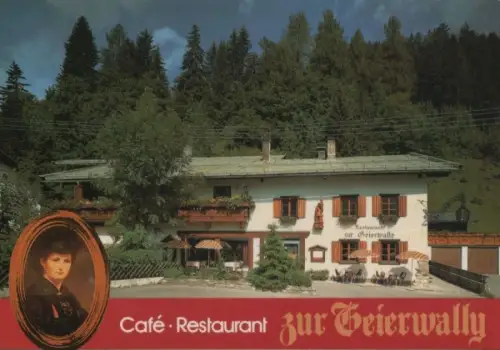 Österreich - Österreich - Elbigenalp - Cafe-Restaurant Zur Geierwally - ca. 1990