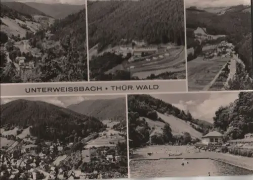 Unterweißbach - 5 Teilbilder - ca. 1975