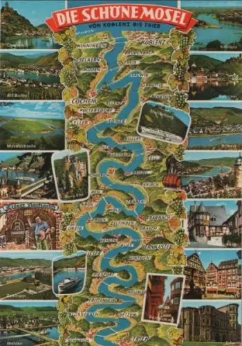 Mosel - u.a. Bernkastel - ca. 1980