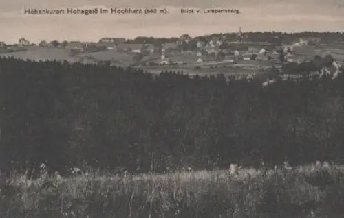 Altenau - Hohegeiß vom Lampertsberg - ca. 1945