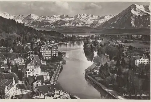 Schweiz - Thun - Schweiz - mit Alpen