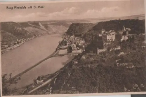 St. Goar - mit Burg Rheinfels - 1927