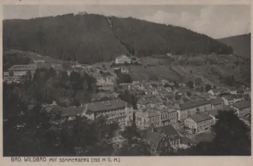 Bad Wildbad - mit Sommerberg - 1933