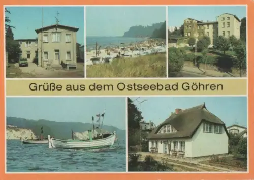 Göhren - u.a. Rohrdachhaus - 1988